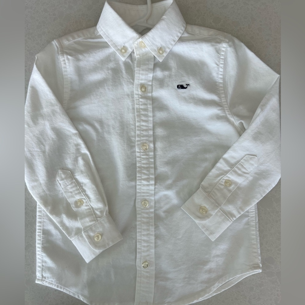 Vineyard Vines Boys Whale Button Down
